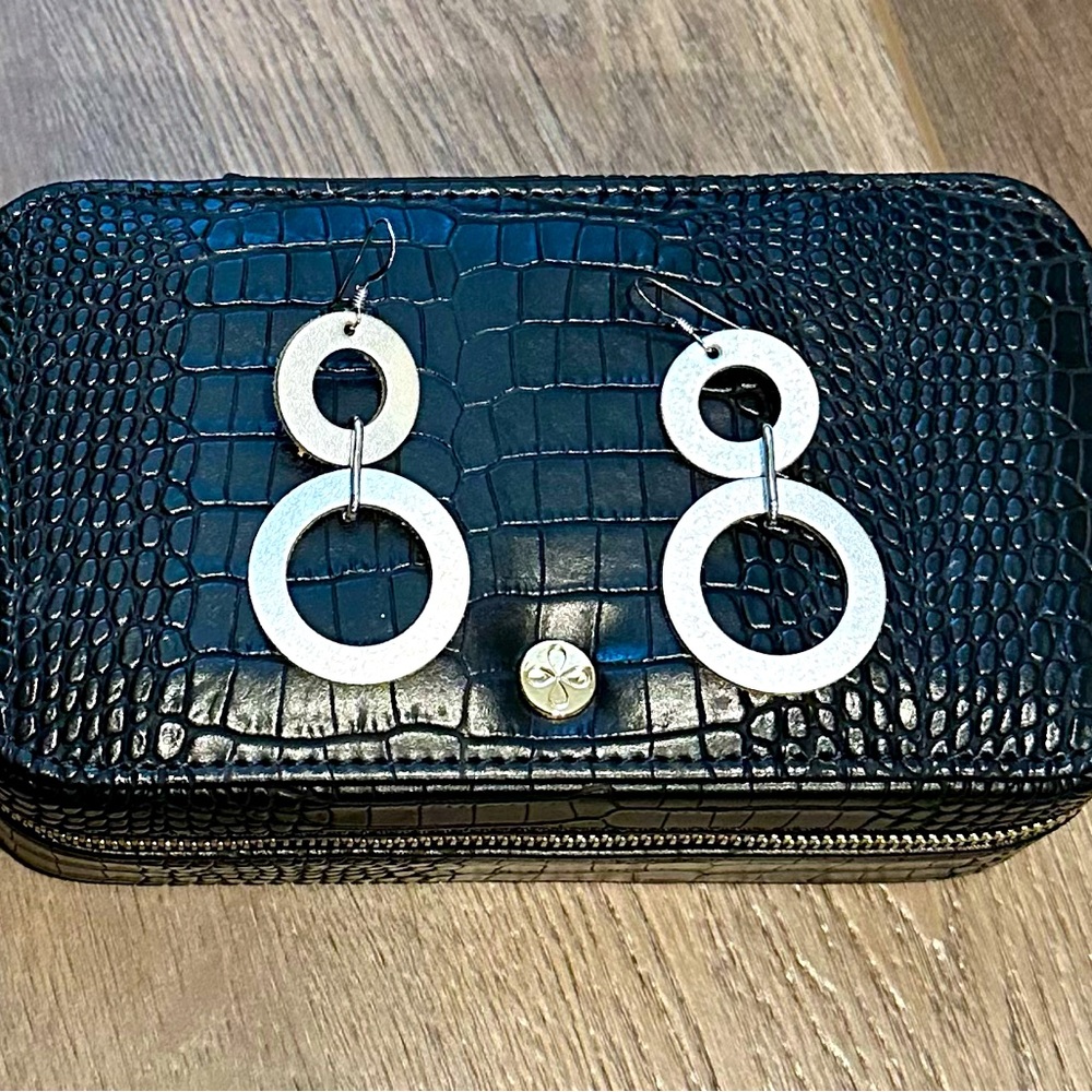 Nickel & Suede Earrings